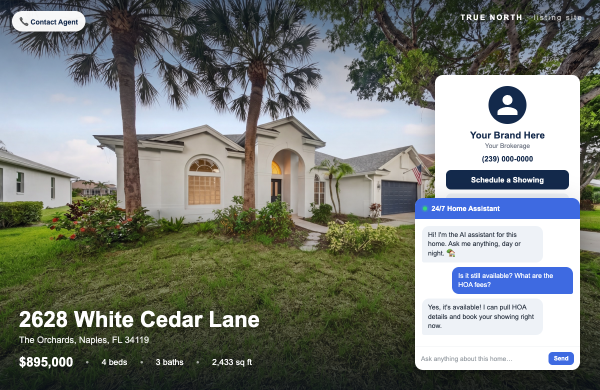 Listing Websites example