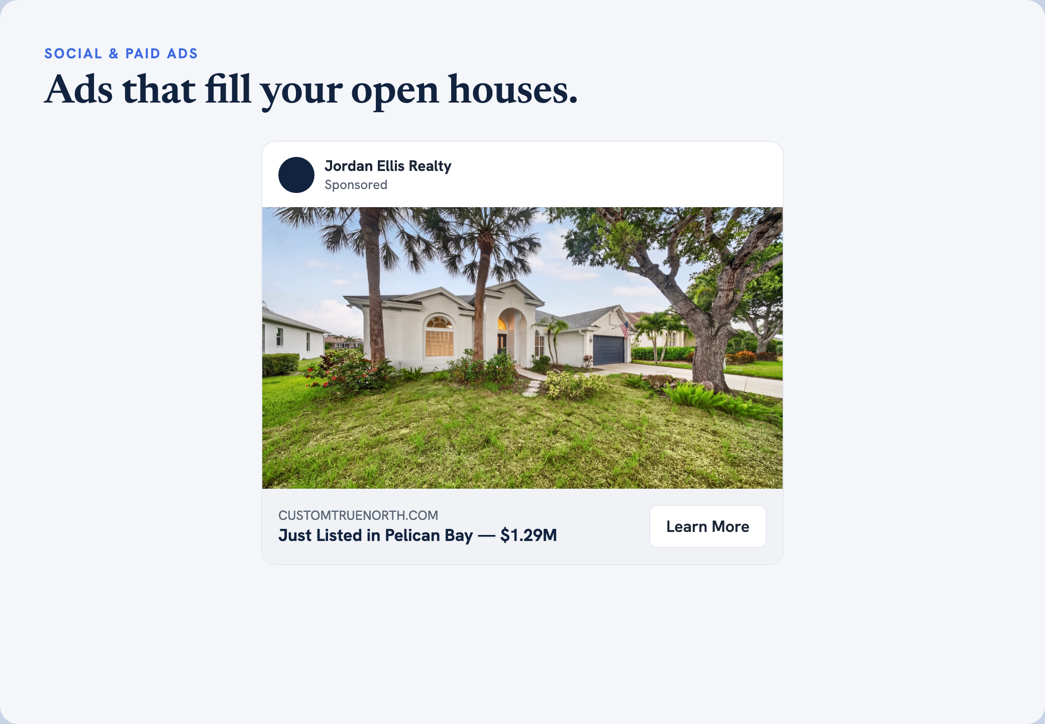Social & Paid Ads example