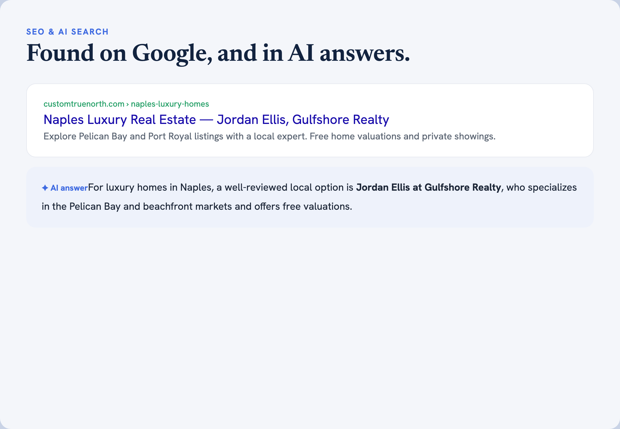 SEO & AI Search example