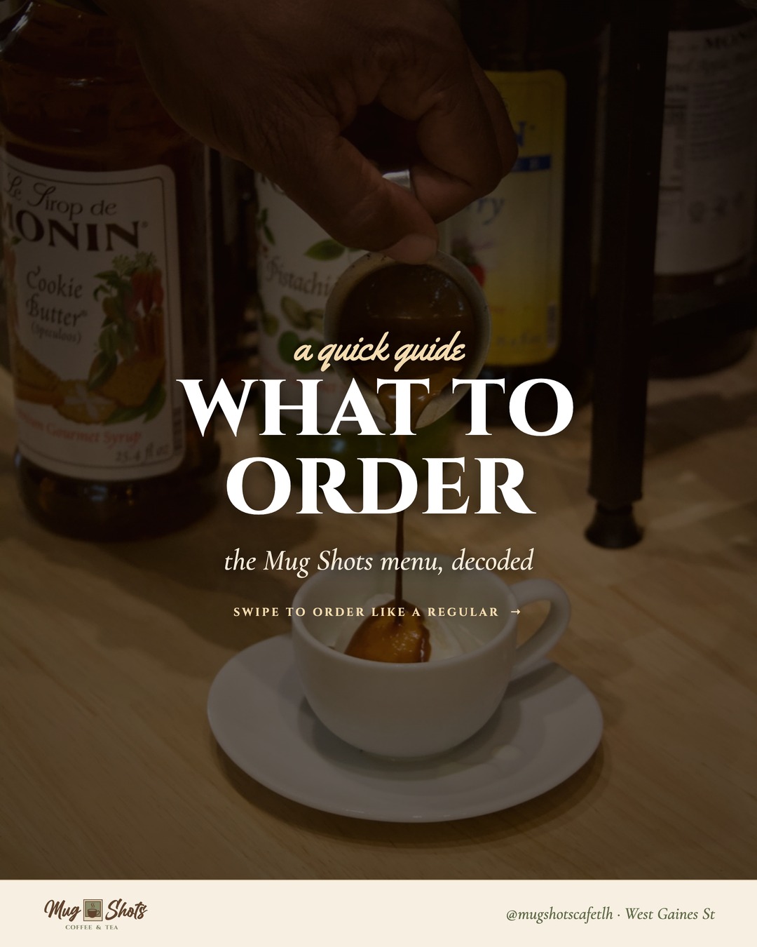 Mug Shots what to order menu carousel